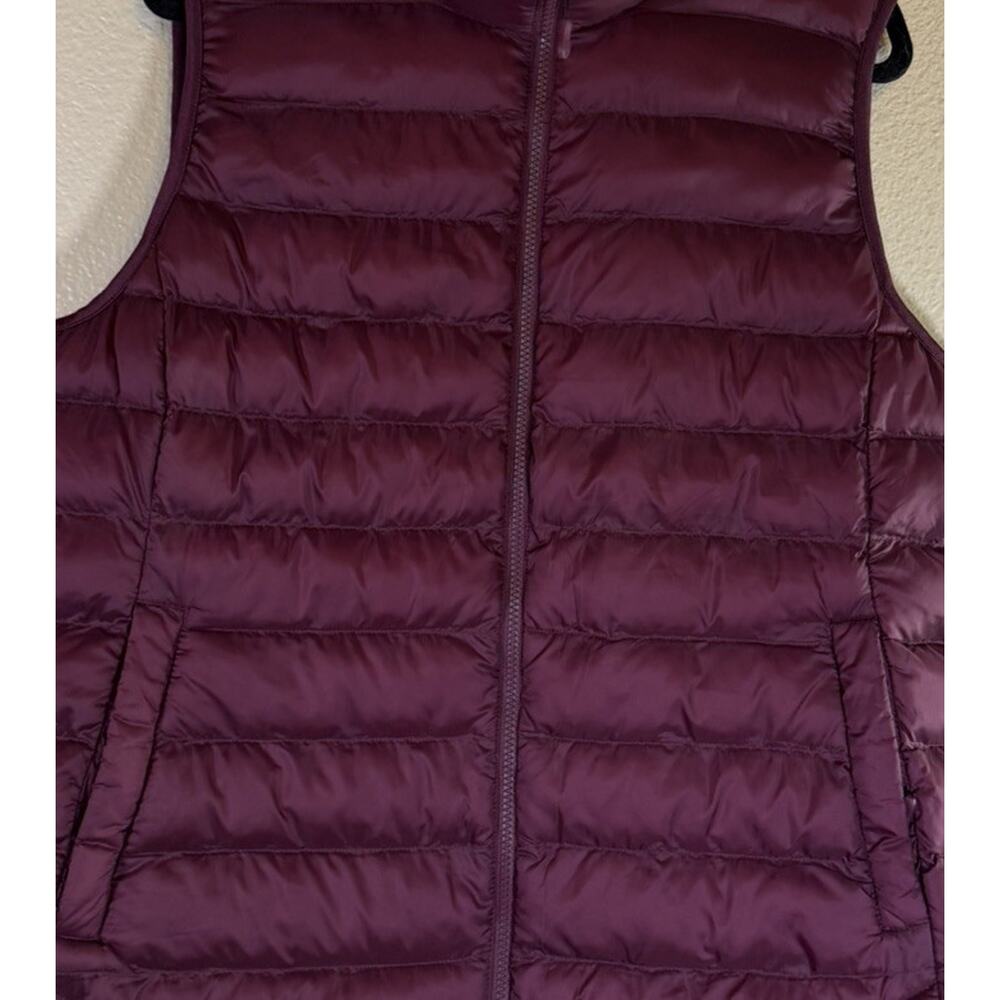 32 Degrees Heat Womens XL Lightweight Packable Puffer Vest Burgundy - Picture 5 of 8